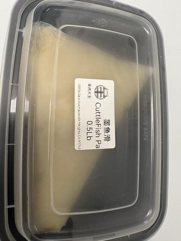 Cuttle fish paste