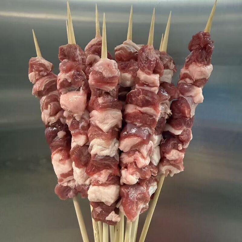 10 skewers of lamb