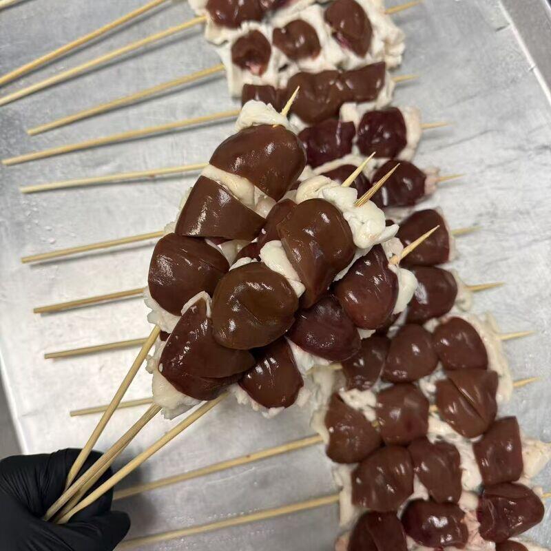 Fresh kidney Skewers