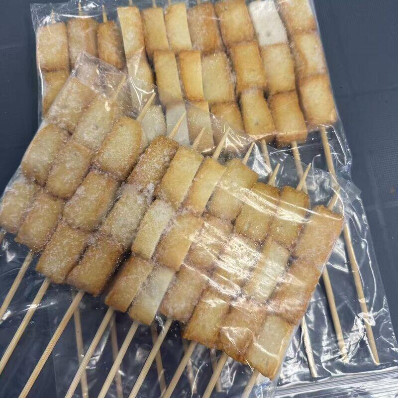Fish tofu skewers